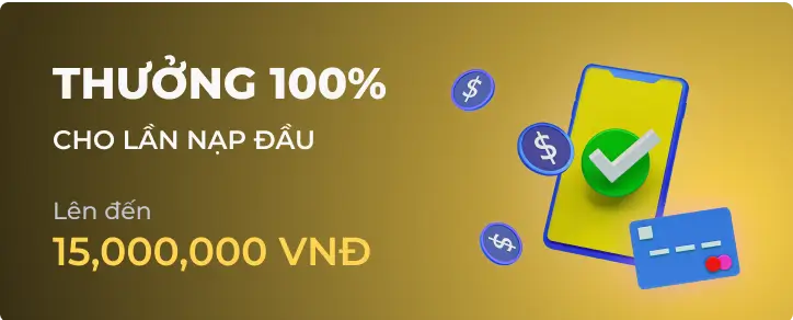 Khuyến mãi đặc biệt thưởng nạp lại 100% cuối tuần tại 55666 bong88